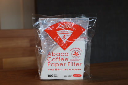 CAFEC Abaca Coffee Paper Filter 1杯用 / 2～4杯用